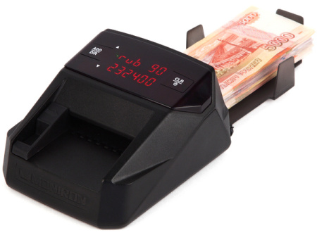Детектор банкнот автомат MONIRON DEC MULTI BLACK (RUB,USD,EUR)
